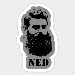 Ned Kelly Outlaw Sticker
